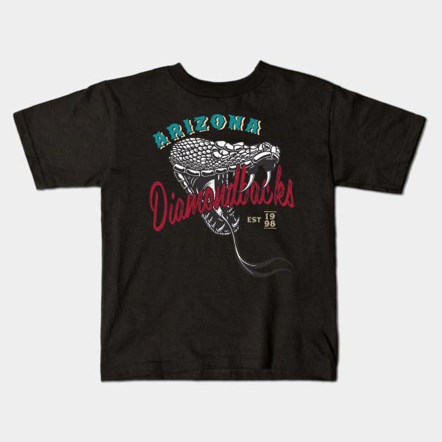 Venom Ball Dbacks Kids T-Shirt by LunaGFXD